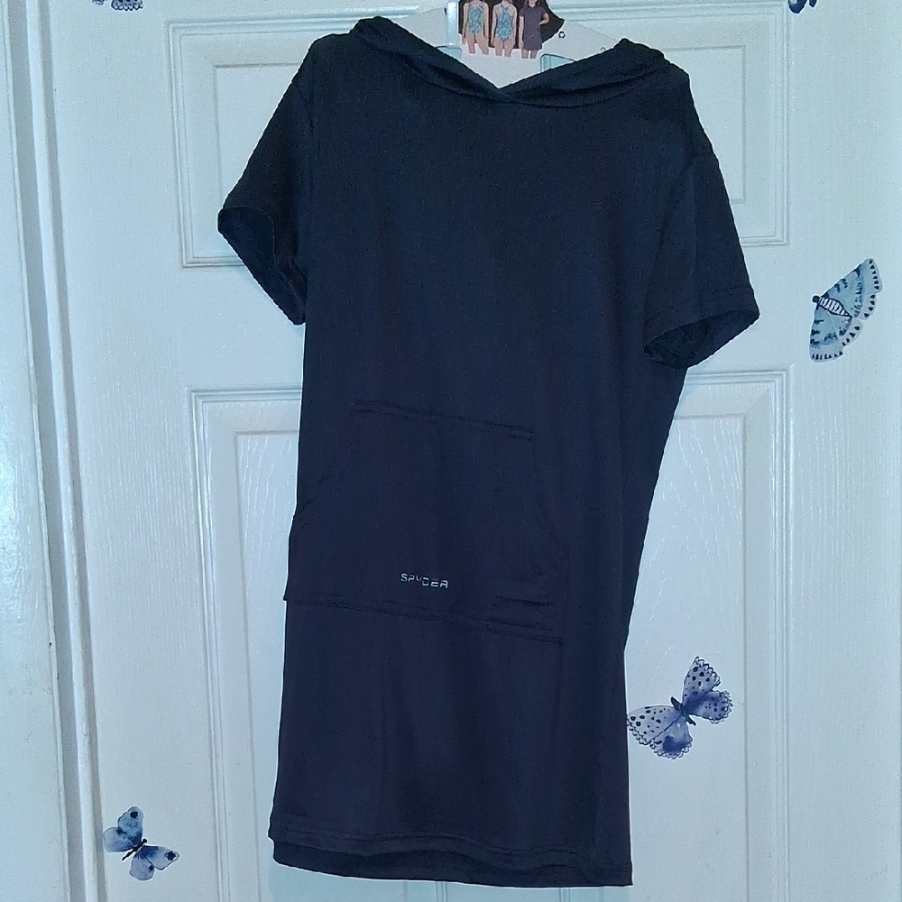 Spyder Navy Hooded Swim Cover-Up